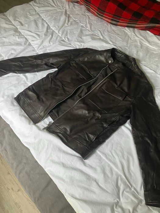 мъжко кожено яке масимо дути