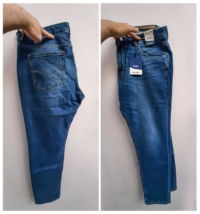 Slim джинсы от испанского бренда PULL&BEAR 2025