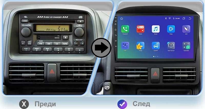 Honda CR-V 2002-2016 г. мултимедия GPS навигация