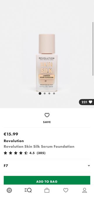 Fond de ten lejer skin silk F7