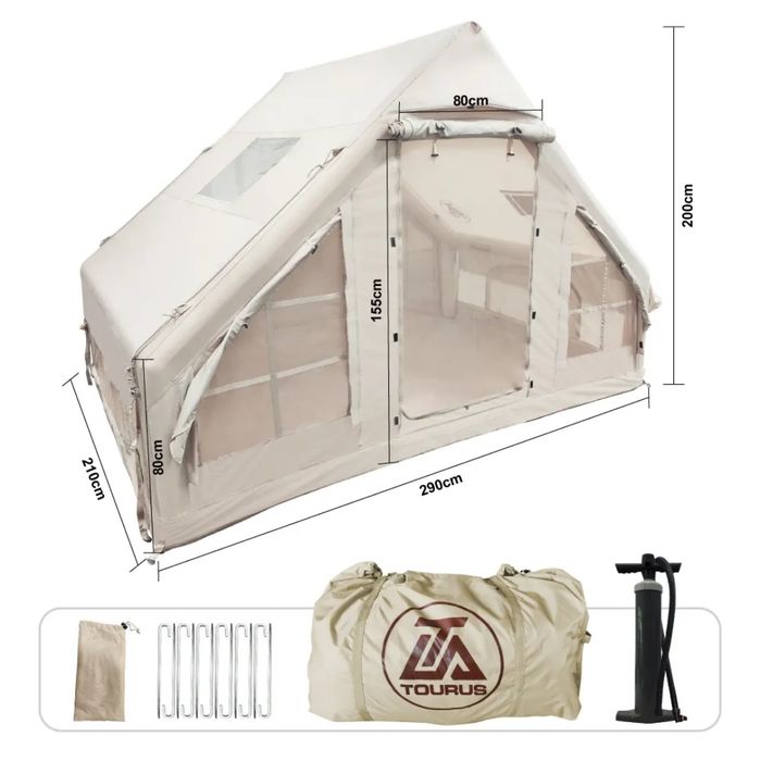 Надувная Палатка кемпинговая 420D Oxford (300×210×200 см)