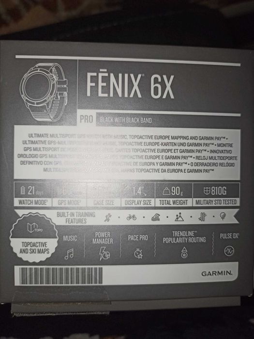 Часовник Garmin FENIX 6X PRO