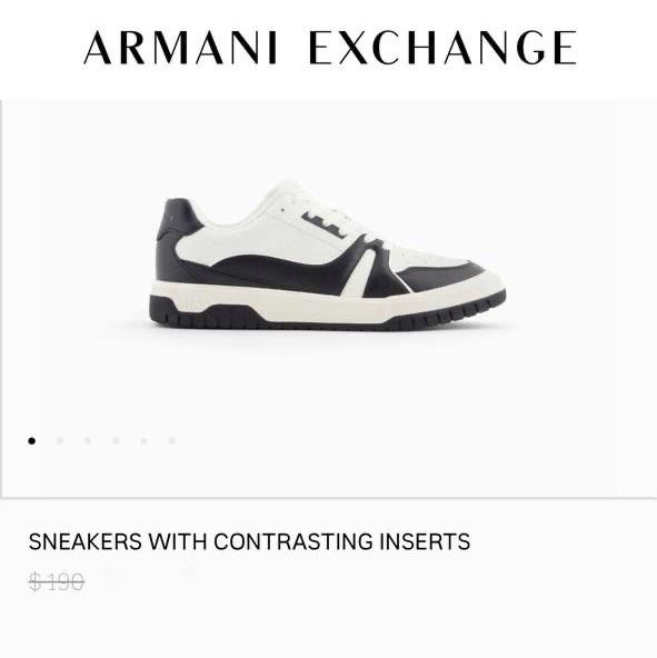 Оригинал Armani Exchange мужские кроссовки