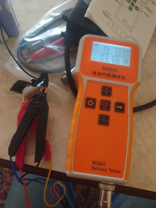 Тестер батареи RC3563, ESR METER