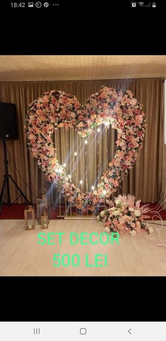 Decor inima Bancuta caleasca semilune fotocorner