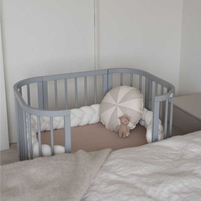 Кошара за Бебе, Детско Легло Смарт 5в1 и Матрак - Цвят Olive