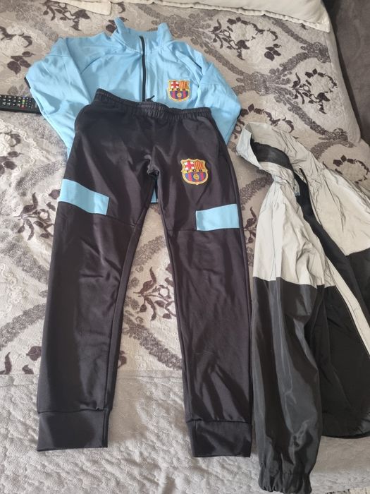 Treining F C B  și geaca de fas