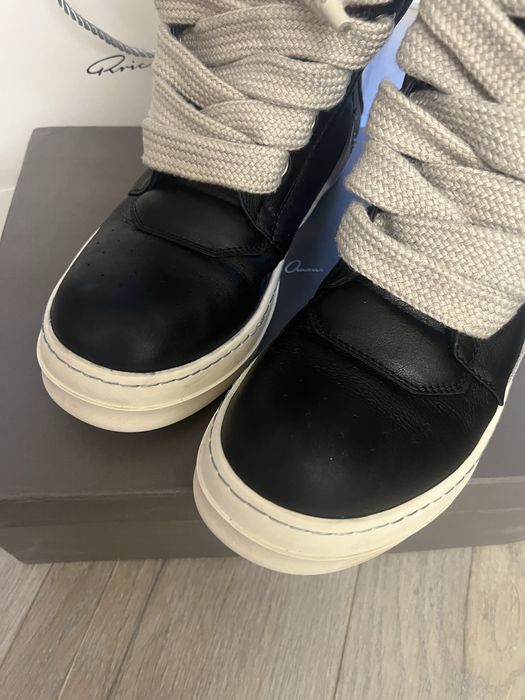 Rick Owens geobasket jumbo laces