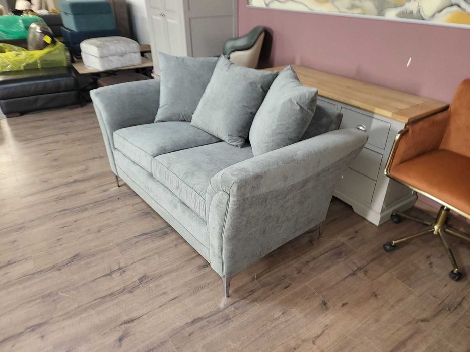 Сив диван от плат двойка Dury