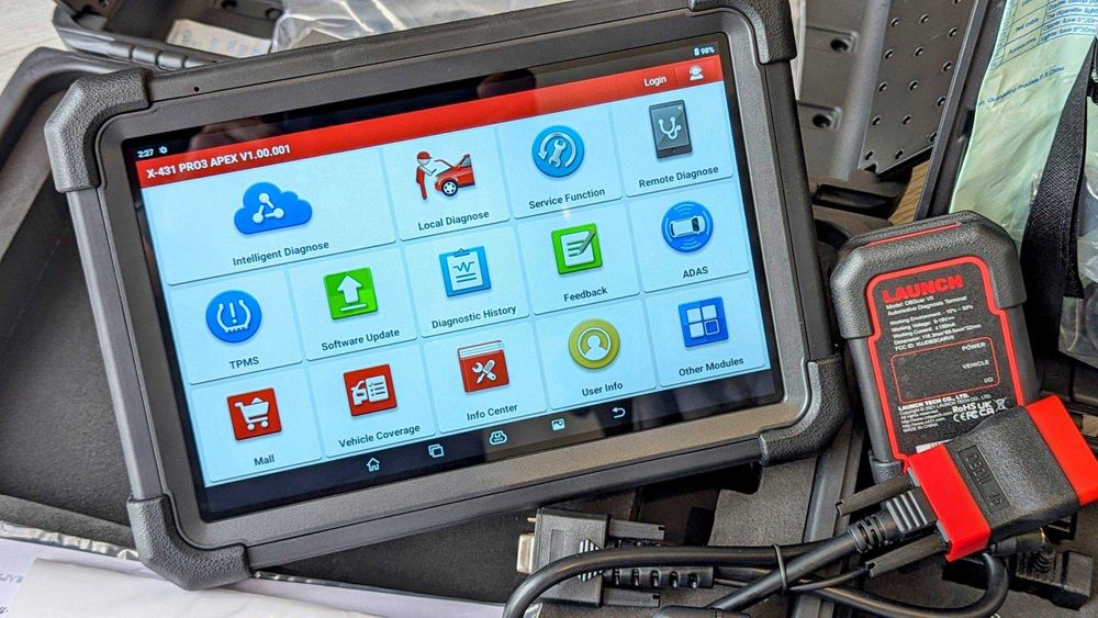 Tester Launch X431 PRO3 APEX 10.1 Inch CAN FD DoIP ECU Coding 37