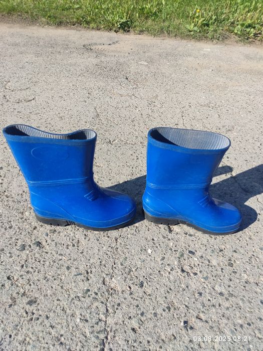 Сапоги резиновые детские