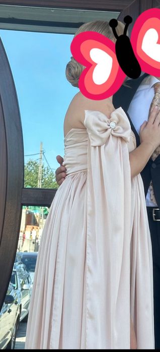 Rochie graviduță (S-M cu corset reglabil la spate) - fiică (92-98 cm)