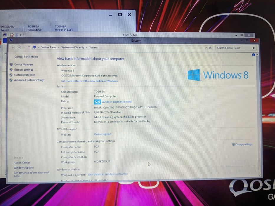 Toshiba Qosmio X70-A-114