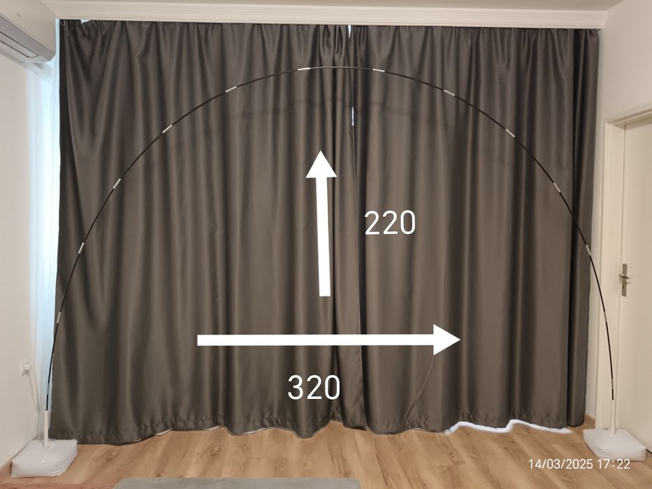 Арки, калъф и помпа под наем