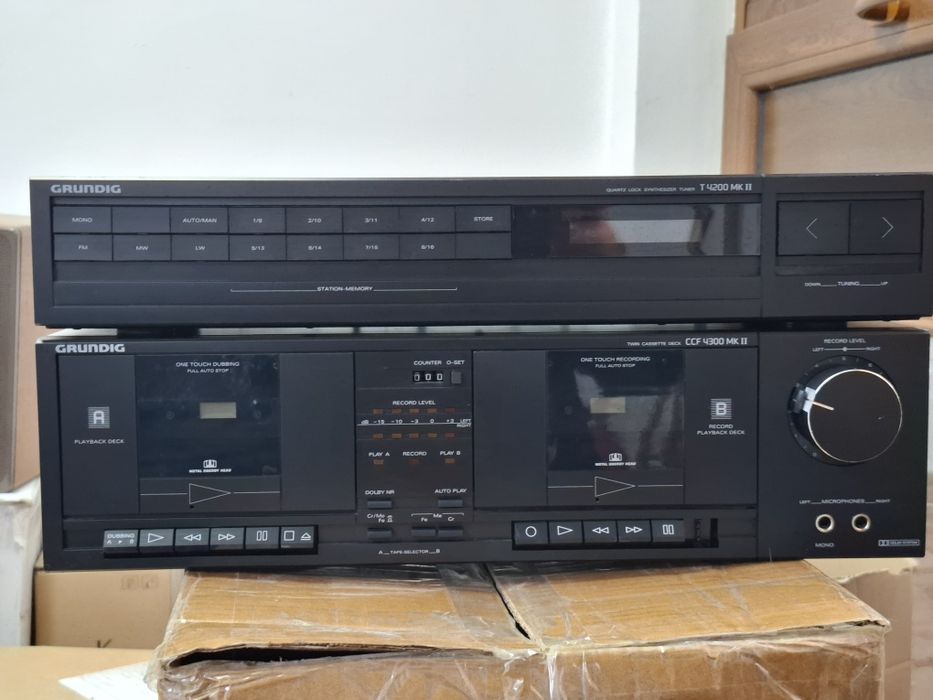 Deck Grundig CCF 4300 MK II și Tuner Grundig T 4200 MK II