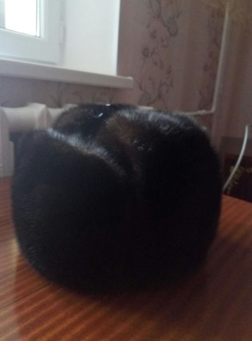 Мужская  норковая шапка