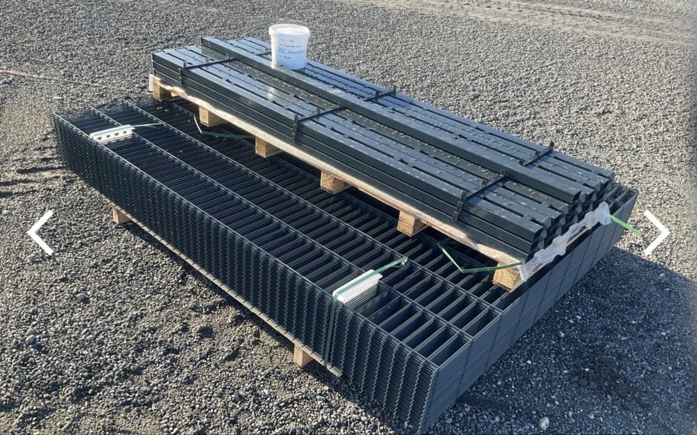 Set plasa 75 Metri Liniar  cu stalpi inclusi / plasa dubla pe lungime