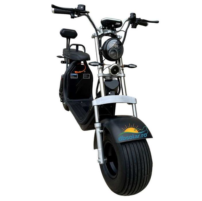 Scuter electric chopper 1500W 20Ah Fara Permis CIV RAR inclus Lithium 25km/h capacitate 180kg