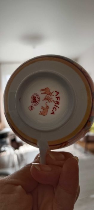Фарфоровая чашка Hermes