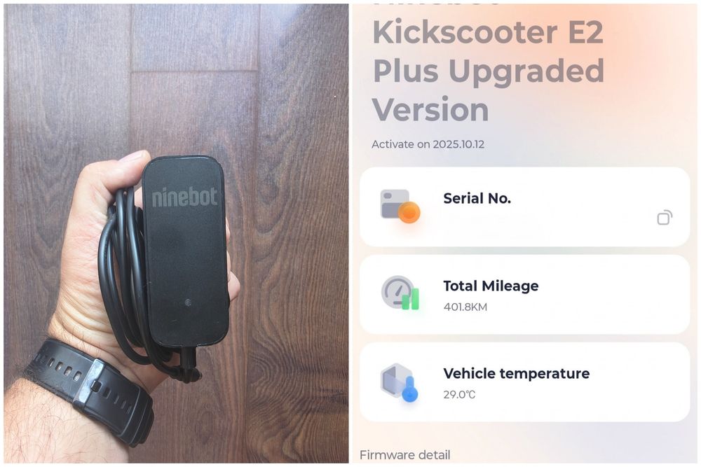 Trotinetă Electrică Ninebot Segway Seria E2 + Ghidon Suplimentar Copii + Încărcător