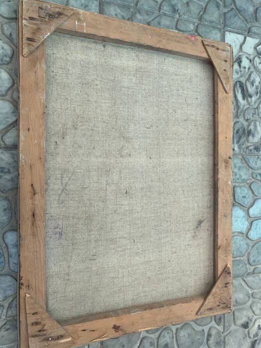 Картина холст масло художник не известен 3 шт