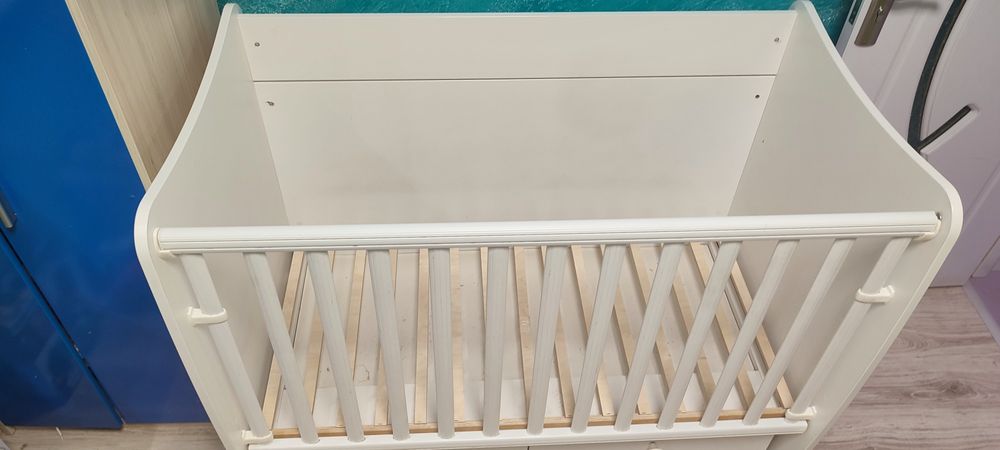 Бебешка кошара Lorelli 120/60см, бяла