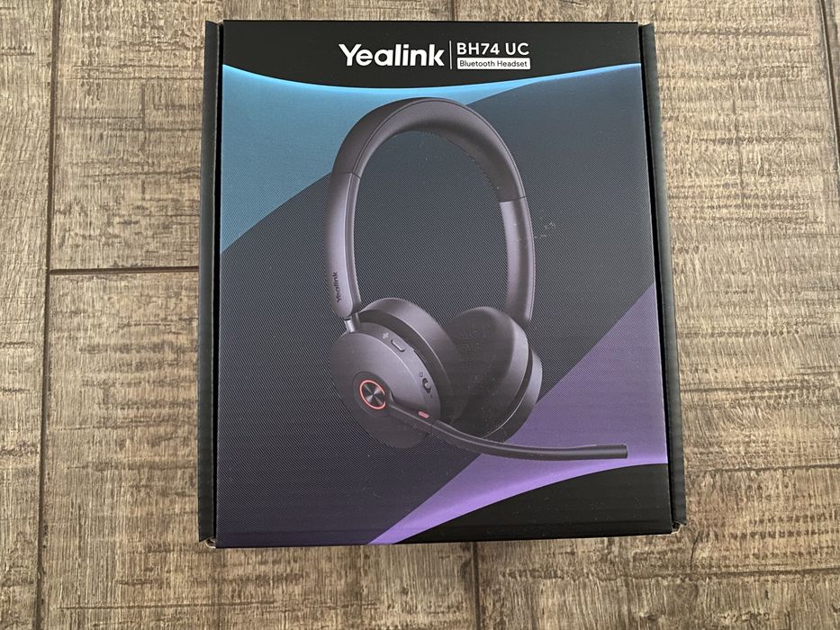 Casca gaming stereo cu microfon Wireless Bluetooth Yealink BH74 USB-C 20Hz-20kHz