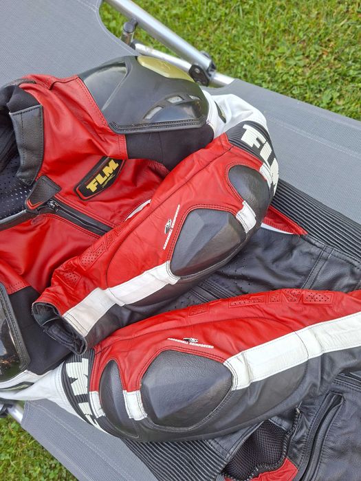 50 M 48 S FLM piele cangur costum moto piele din două piese