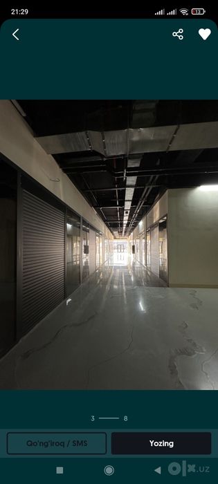 Ibn sino savdo markazi ( stroy mart) 18 kv Tarsavoy dokon sotiladi