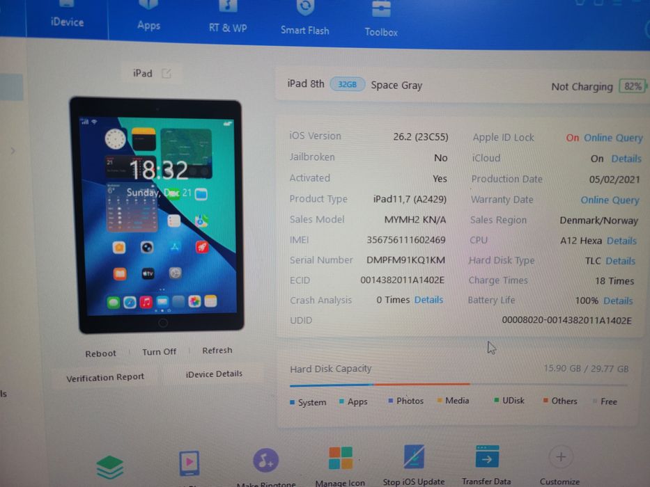 Apple ipad gen 8 a2429