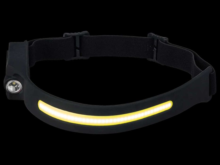 Lanternă frontală cu senzor de miscare, acumulator, NOUA. din Germania