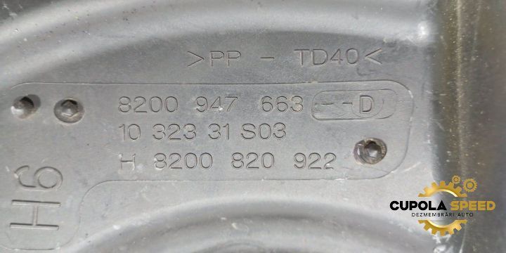 Carcasa filtru de aer 8200947663 1.5DCI Renault Grand Scenic 3 [2th f