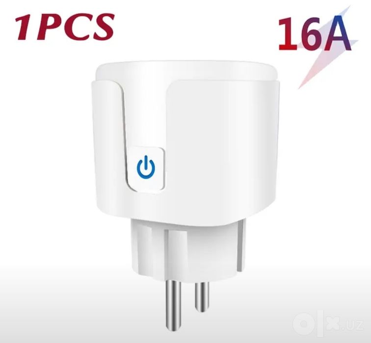 Tuya Wi-Fi умная розетка 16A + 220V + EU/европейская вилка