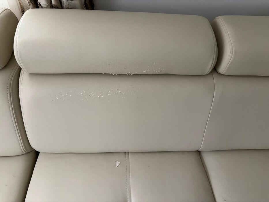 Canapea colțar piele ecologică