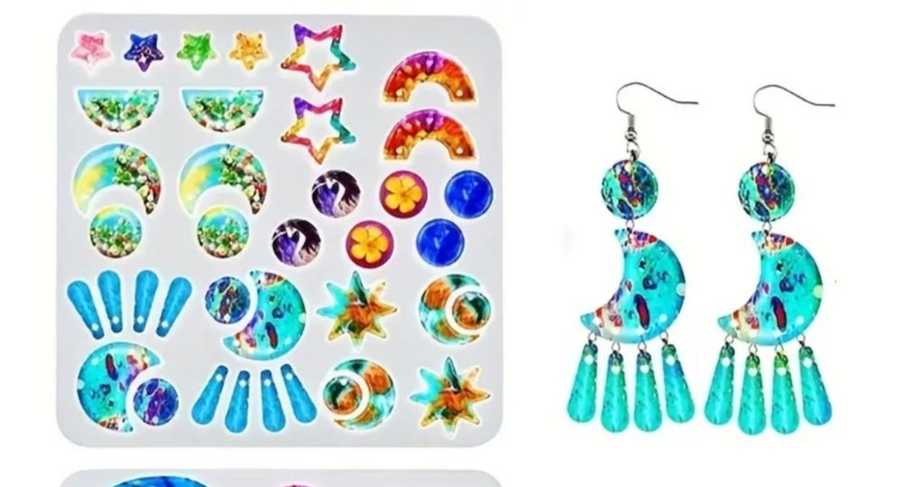 Matrite silicon pentru creare cercei