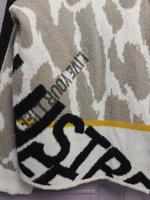 Cardigan/jachetă Monari, tricotată, cu gluga, mărimea XL, animal print