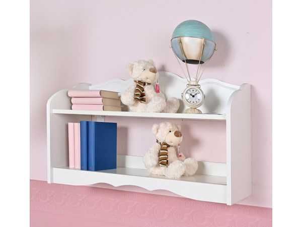 Бяла стенна етажерка Изабел 90/29/56 см LANDSCAPE