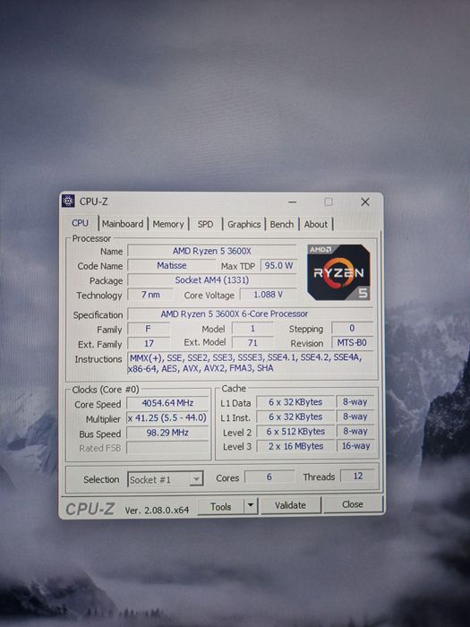 Процессор Ryzen 5 3600X