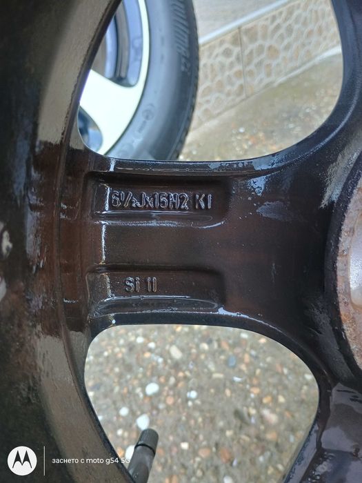 джанти 5x112  195/60 r15 BORBET+ЗИМНИ ГУМИ