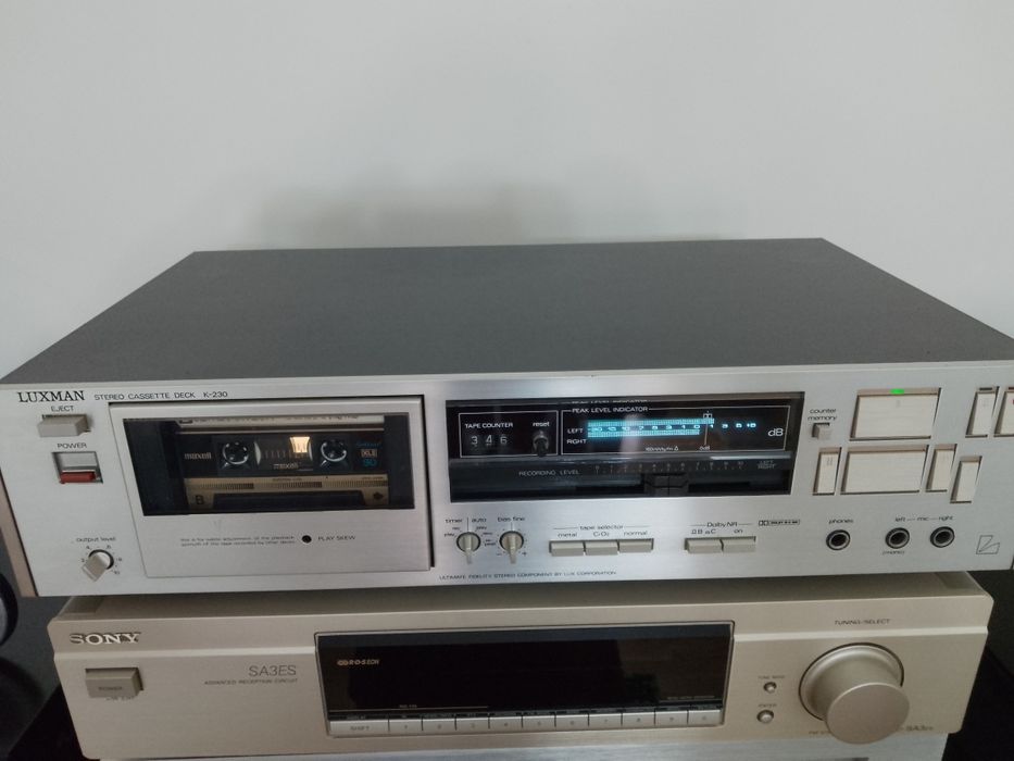 Deck Luxman K 230/Culoare gold. Frumusețe.