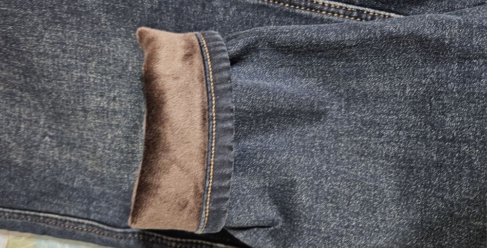 Джинсы новые утепленные