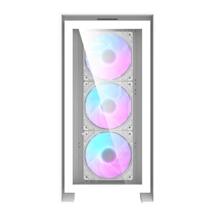 ' Корпус для ПК darkFlash DRX90 GLASS WHITE (ATX, 4x Fans)
