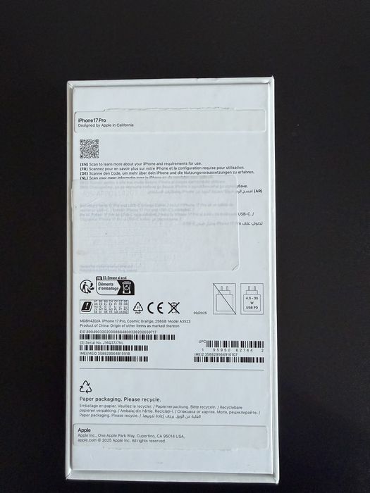 iPhone 17 PRO 256GB