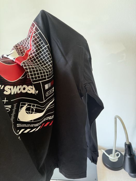 NIKE Bluza W Nsw Ls Bf Print Sw