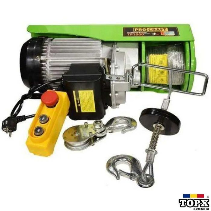 Troliu Scripete Electric Procraft ТР600 KG, 1200W