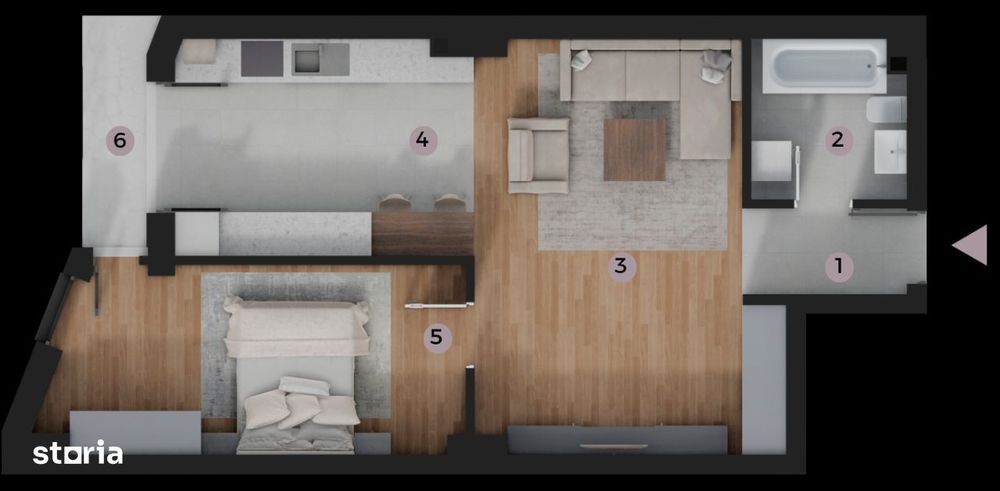 Apartament – Iași, Green Park, Aviației - Vedere 2