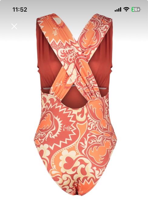 Costum de baie intreg motiv etnic Marime XS/34