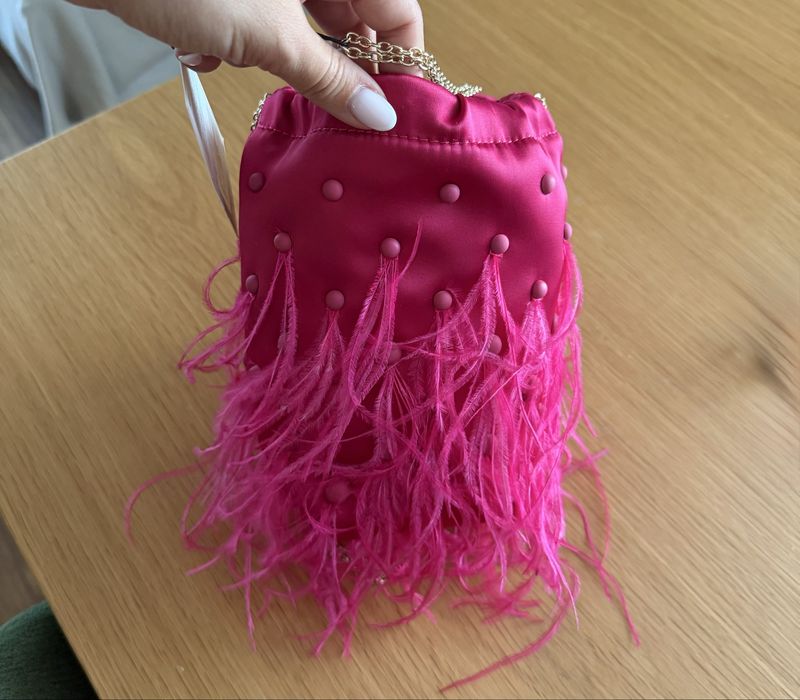 Чанта Zara с пера Limited Edition