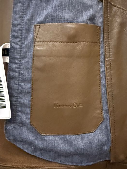 Кожено яке Massimo Dutti