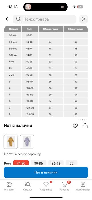 Комбез демисезонный